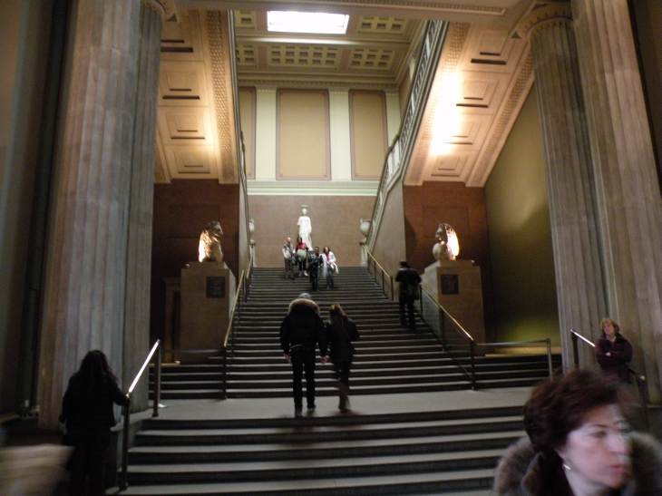 escalier monumental du British Museum